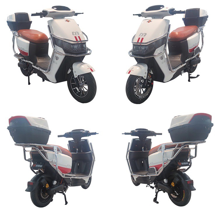 White Electric Moped Scooter Motorcycle XL-ES07