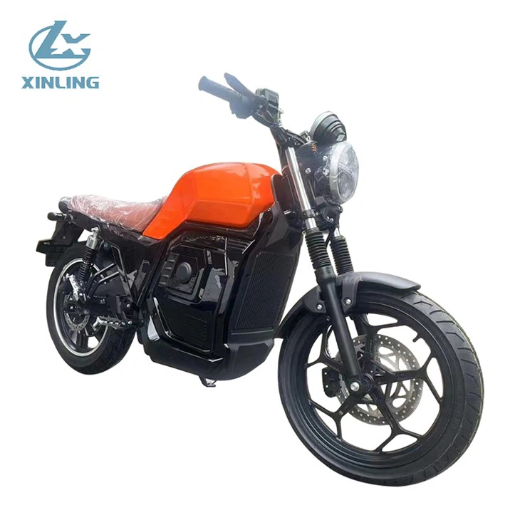 72V 5000W High Speed Electric Motorcycle-Orange